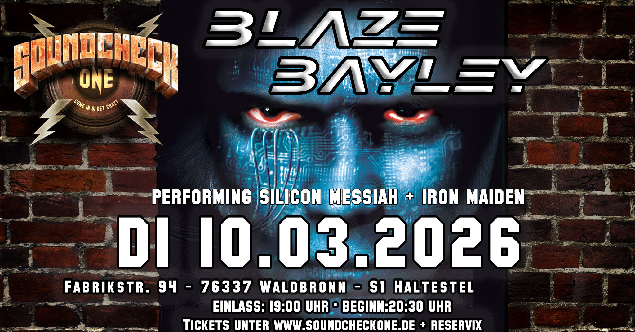 Blaze Bayley (ex-Iron Maiden)