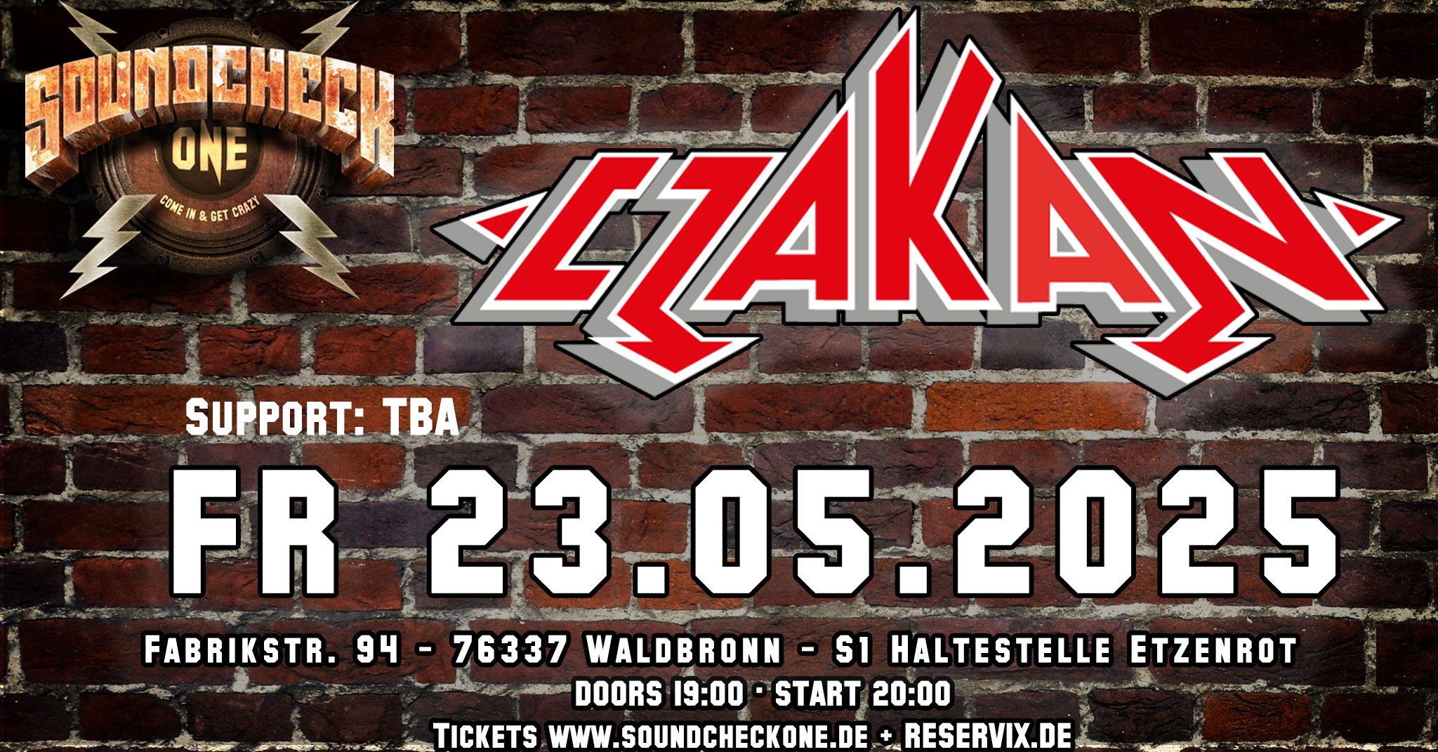 Czakan + Support: TBA