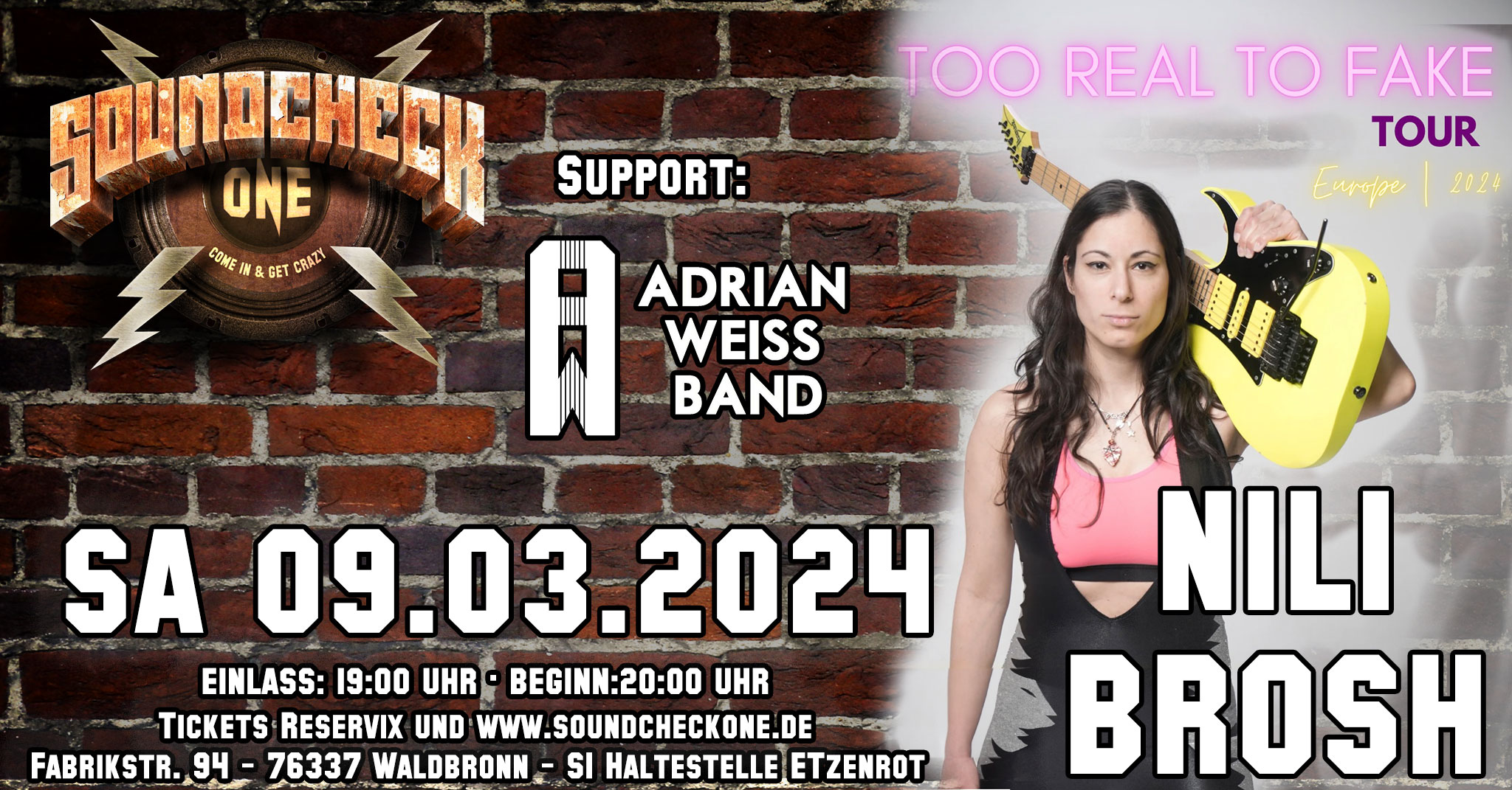 Nili Brosh Band + Support: Adrian Weiss