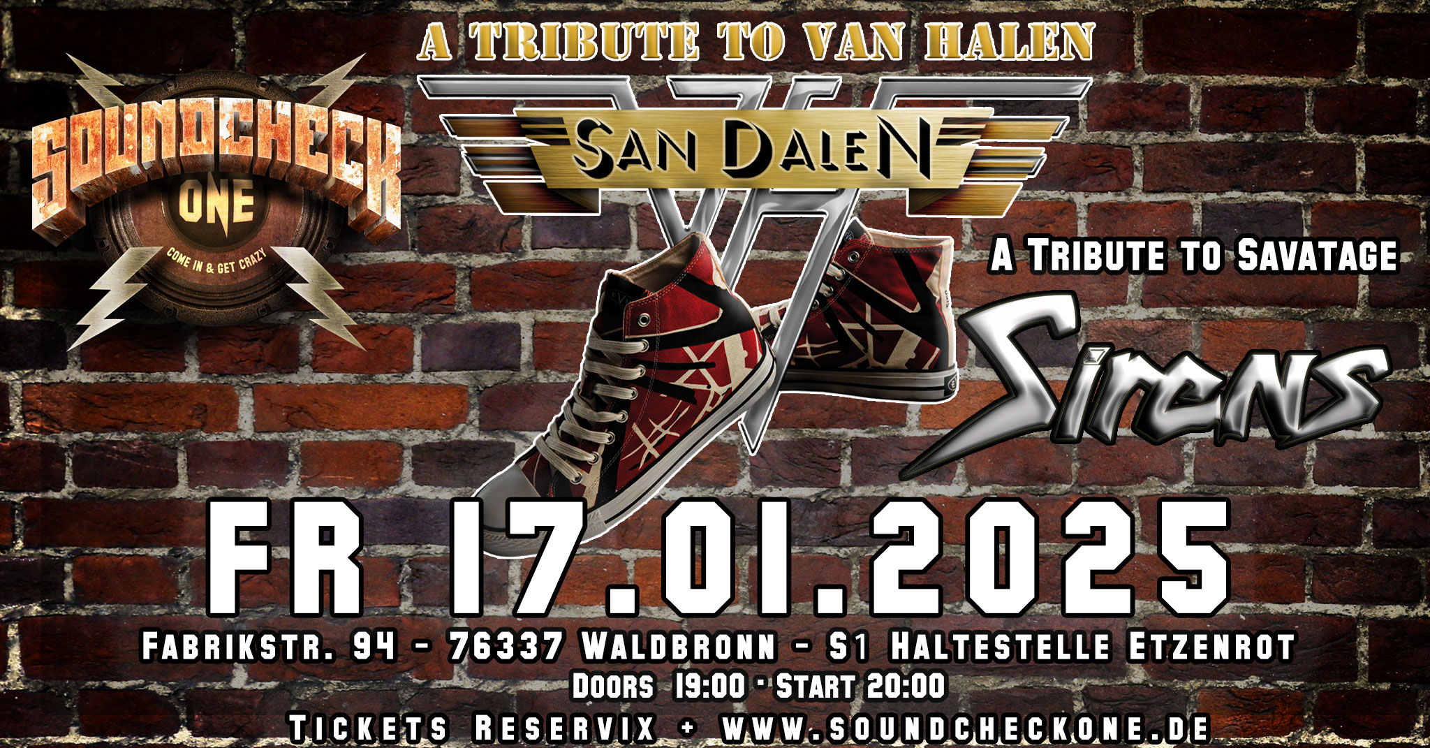 San Dalen + Sirens - A Tribute To Van Halen & Savatage
